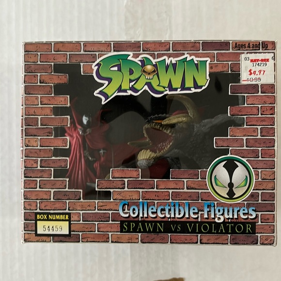 Spawn vs Violator 1995 Todd Toys Collectible Figures - Picture 1 of 6